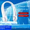 Other Home Garden s Portable Headphone Design Mini Neck Fan 3 Speeds Hands Free Bladeless 230711