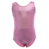 Enfants rose justaucorps Lycra Spandex sans manches filles bleu gymnastique Dancewear enfant en bas âge bébé danse noir justaucorps Costumes214W