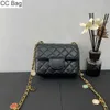 Сумка CC Bag 1619 см дизайнерские монеты для значков цепь мешки с поперечным кузовом Классическая лампа с бриллиантами стеганые стеганые винтажные металлические выпилки