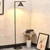 Floor Lamps Minimalist Marble Lamp Long Pole Rotating Cone Lampshade Model Room Standing Light Living Sofa Gold Black Color