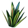 9 Pezzi Foglie di Agave Assemblaggio Fai da Te Arte del Ferro Pianta Decorativa Statua Foglia Decorazione Domestica Bomboniere per Giardino L230620