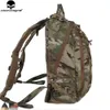 Duffelväskor EMERSONGEAR Tactical Backpack Assault Avtagbar Operatörspaket Resande Modular Bag Multicam EM5818 230710