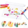 Malerei liefert weiße Kunst-Staffelei-Papierrolle für Farbe Wandkunst Fadeless in Board Geschenkpapier Kinderhandwerk 15 m / 49 Fuß XBJK2208 Drop Deli Dhtqq