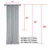 Perde 1pc Pergola Açık Mekan Panel Drapes Karartma Su Geçirmez Perdeler Minimalist Stil Veranda Balkon