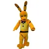 2019 Factory Five Nights at Freddy's FNAF Toy Creepy Yellow Bunny Mascot Cartoon Christmas Clothing340S