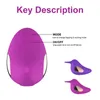 Vibromasseurs 10 modes Vibromasseur en silicone point G avec stimulateur de clitoris de mamelon léchant la langue avec des jouets sexuels pour femmes Produits de sexe pour adultes Boutique 230710