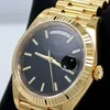 Mens Men's Watch DJ Factory High Quality Tag-Datum 228238 18K Gelbgold Diagonale Motiv Dial Neu 40mm Asia 3235 Automatic