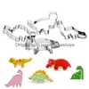 Bakformar Dinosaurie Cookie Cutter Set Rostfritt stål Djurfondant Kaka Kexform Dekorationsverktyg Jk2007Xb Drop Delivery Ho Dhyxt