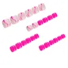 Unghie finte 24 pezzi per set Rose Pink Glitter Toe Nails Toe Fake For Women