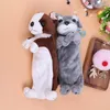 Cute Cartoon Plush Pencil Case Kawaii Dog Puppy School Office Supplies Bags For Kids Stationery Box