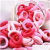 Accessori per capelli 100 pezzi/lotto colore in nylon ties elastici in nylon elastici bande per ragazze per bambini porta coda di cavallo piccolo goccia di testa goccia dhvbf