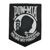 Leathers Pow Mia Embroidered Patch Heat sealed backing For Motorcycle Biker Jacket Iron On Sew On Patch 3 5 G0176 S303S
