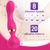 Vibradores Dual Head Dildos AV Vibrator Magic Wand for Women Powerful Clitoral Stimulation Sex Toys Vibrator UBS Charging Adult Toy 18 230710