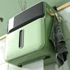 Toilet Paper Holders Waterproof Toilet Paper Holder Wall Mounted Toilet Paper Tray Roll Paper Tube Storage Box Tray Tissue Box Shelf Bathroom 230710