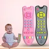 Toy Walkie Talkies Baby TV Remote Control Kids Musical Early Educational Toys Simulation Children English Numbers Learning Gift 230711