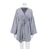 Dambadkläder Strandklänning Kvinnor 2023 Koreansk stil sommaroutfit för täckmantel Pyjamas Damkläder Morgonrock Morgon Occupy Home