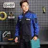 Others Apparel 2020Spring Autumn Reflective Work Clothing Set Men Women WearResistant Coveralls Auto Repair Factory Workshop Uniforms x0711