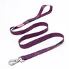 Halsbanden Nylon Leash Check Print Met 360 Roestvrij Draaibare Zware Metalen Haak Voor Middelgrote En Grote Rassen Pooch Trekkabel