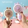 Electric Fans Rechargeable Portable Mini Fan Silent Usb Handheld Fans For Women And Children Desktop Fan Free Shipping Air Cooler