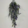 Dekorative Blumen, 55 cm, künstliche Lavendel-Hängepflanzen, Rattan, für Hof, Haustür, Zuhause, Schlafzimmer, Hochzeit, Wand, Garage, Büro, Dekoration