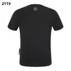새로운 스타일 Phillip Plain Men 티셔츠 디자이너 PP 두개골 다이아몬드 티셔츠 짧은 슬리브 달러 브라운 베어 브랜드 O-Neck 고품질 두개골 파리 티셔츠 PP 폴로 셔츠 PP2119
