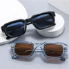 Fashion Sunglasses Unisex Thickening Small Frame Sun Glasses Adumbral Anti-UV Spectacles Retro Eyeglasses Simplity Square Ornamental