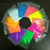 Acrylic Powders Liquids Mixed 10 NEON Colors Fluorescent Phosphor Pigment Powder For Nail Glow Under Ultraviolet Light 1lot=10colors 10grams Per Color 230711