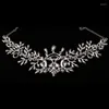 Hair Clips Bride Tiara Head Chain Jewelry Frontlet Wedding Accessories Bridal Headpiece Princess Crown Tiaras D88