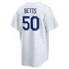 Aangepaste heren dames jeugd Mookie Betts honkbalshirts Freeman Bellinger Dodgers Trevor Bauer Clayton Kershaw Julio Urias Justin Trea Turner Walker Buehler Taylor