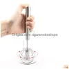 Egg Tools Semi-Matic Garde RVS Hand Push Blender Klopper Melkopschuimer Mixer Roerder Keuken Veelzijdig roergereedschap Drop D Dhpbd