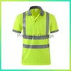 Anderen Kleding Nachtwerk Reflecterende werkkleding Korte mouw Sneldrogende veiligheidsbeschermende kleding Hoge zichtbaarheid Ademend T-shirt Unisex Tops x0711