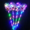 Prenses Aydınlatma Sihirli Ball Wand Glow Stick Cadı Sihirbazı Led Magic Wands Cadılar Bayramı Chrismas Party Rave Oyuncak Çocuklar İçin Harika Hediye Doğum Günü RRB