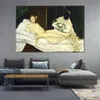 High Quality Reproductions of Edouard Manet Paintings Olympia Handmade Naked Woman Canvas Art Contemporary Living Room Decor