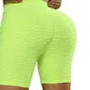 Shorts actifs Hirigin mode femmes taille haute Sport Yoga couleur unie Slim Fit extensible pantalons courts pour accessoires de Fitness