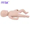 Куклы IVITA WG1509 15 дюймов 1800G 100 Силиконовая рефарна Baby Docl Realistic Lonfacted Girl Bebe с одеждой для детей игрушки 230710