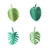 Koelkastmagneten 4PCSPACK Creative Green Turtle Leaf koelkastmagneet voor keuken message bord koelkast magneet sticker cadeau huizen decoratie 230710