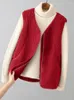 Women's Vests Plush Sleeveless Vest Autumn Winter Women Waistcoat Warm Fleece Ladies Jacket Gilet Q369