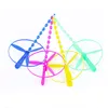 Intelligens Toys 80st Children Outdoor Bamboo Dragonfly Flying Toys Saucer Safety Colorful Kids Education Funny Sports Classic Fly Toy Gifts 230711