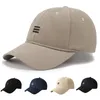 Ball Caps Embroidery Three Horizontal Lines Baseball Men Outdoor Sunscreen Hat Adjustable Casual Sun Hats Solid Color Dropship