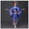 Mode Nationale Trends Frauen Sexy Kimono Yukata Mit Obi Neuheit Abendkleid Japanische Cosplay Kostüm Floral One Size306v