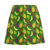 Skirts Cartoon Fruit Skirt Banana And Lemon Harajuku Casual Female Vintage Mini Graphic Clothes Gift Idea