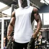 Men's Tank Tops Vest Mens Hoodie M-3XL Muscle Plus Size Sleeveless Slim Fit T-Shirt Workout Tee Bodybuilding Breathable