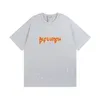 BLCG LENCIA 2023 Summer New 250g 100% Cotton T-shirt Men High Quality Print Color Sleeve Drop Tshirts Oversize Tops 2023198