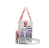 Evening Bags Summer Large Capacity Transparent Crossbody Bag Women Swimming Clear Beach Tote Bags With Shoulder Strap 230710