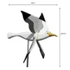 Garden Decorations Seagull Windmill Outdoor Bird Holiday Decorative Wind Spinners Personalized Courtyard Decor Gift Accessories 230710