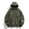 Men's Jackets Simplicity Outdoor Jacket Windbreaker Plus Size Zip Up Clothing Spring Hooded Casual Coat