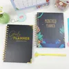 Custom Logo Printed Daily Weekly Planner Monthly Journal To Do List Notebook Agenda with Indexes