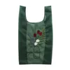 Evening Bags Summer Women Transparent Tote Organza Yarn Cloth Beach Bag Embroidery Handbag High Quality Eco Clear Hand Purse For Girls 230711