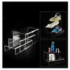 Storage Holders Racks Clear Acrylic Display Stand For Shoes Cosmetic Showcase Jewelry Storage Rack U Shaped Action Figures Toys Collections Shelf 230710