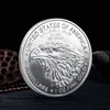 Sanat ve El Sanatları Hatıra Parası American Eagle Coin Çift Taraflı Üç Boyutlu Rahatlama Hatıra Madeni Para